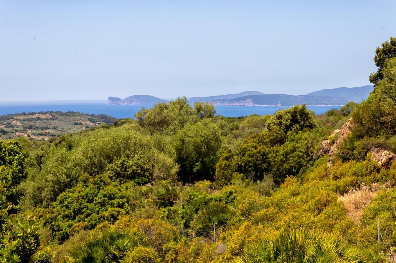 Sardinia Re - Villa Martin Panoramic View Alghero Buitenkant foto
